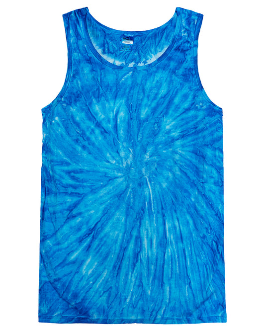 Unisex 100% Cotton Tank Top - NEON BLUEBERRY