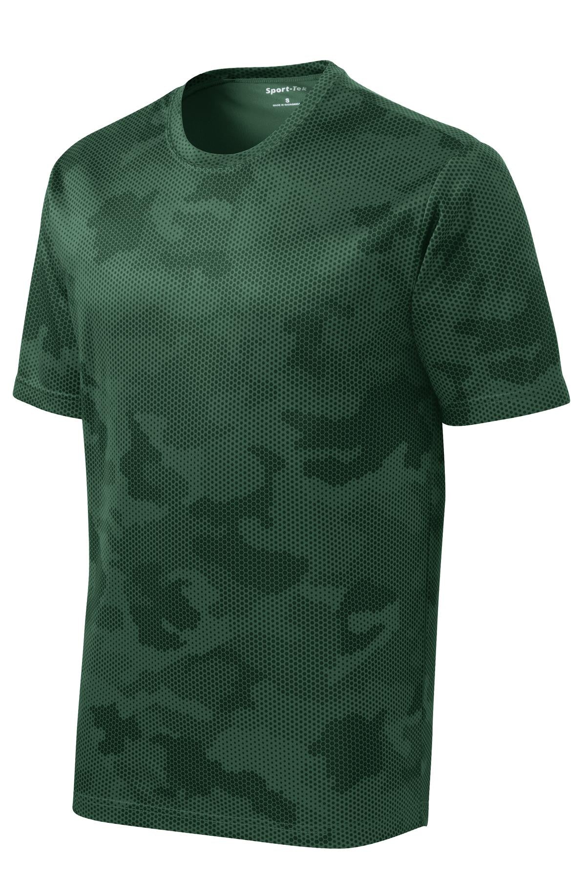 Unisex CamoHex Tee - Forest Green