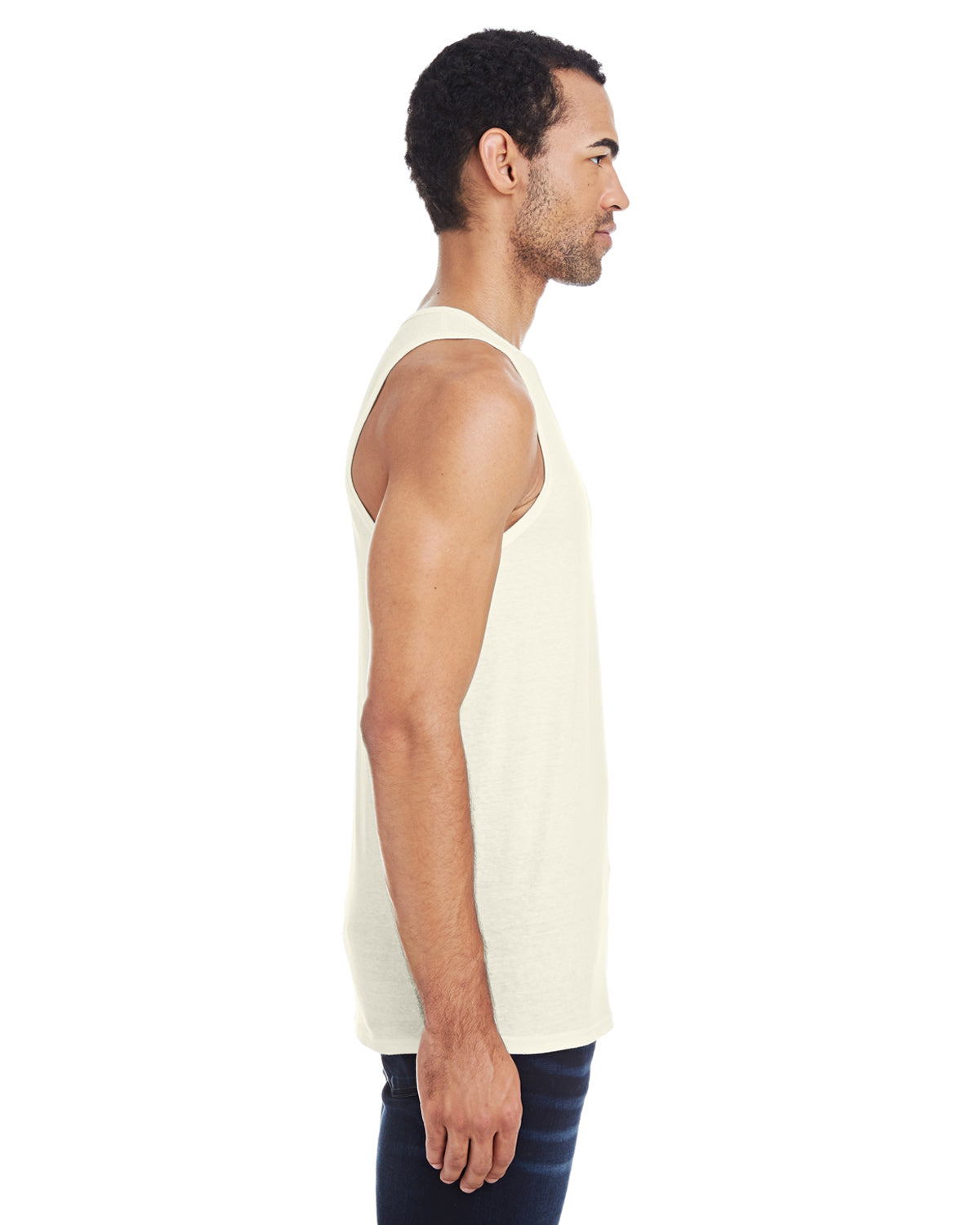 Unisex Triblend Tank - Cream Triblend