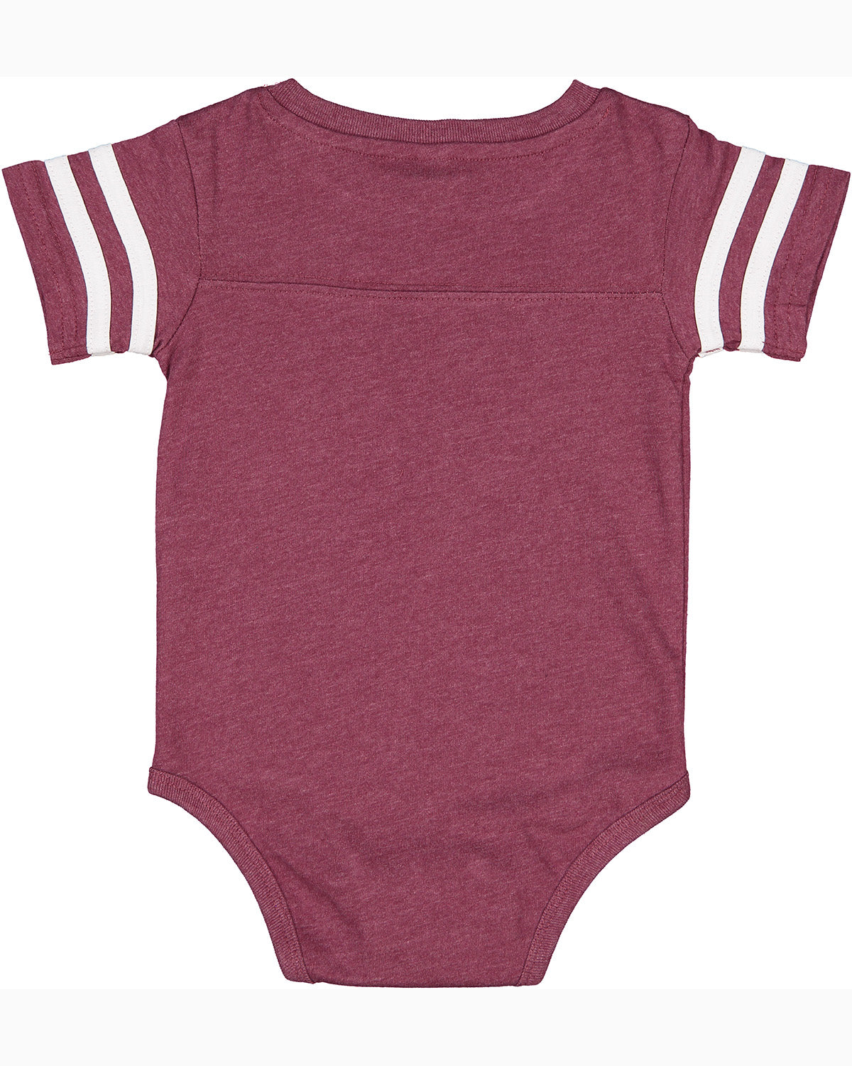 Infant Football Bodysuit - Vintage Burgundy / Blue White