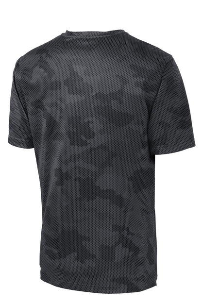 Youth CamoHex Tee - Iron Gray