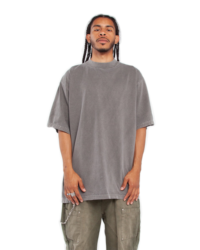 Garment-Dyed Crewneck T-Shirt - Cement