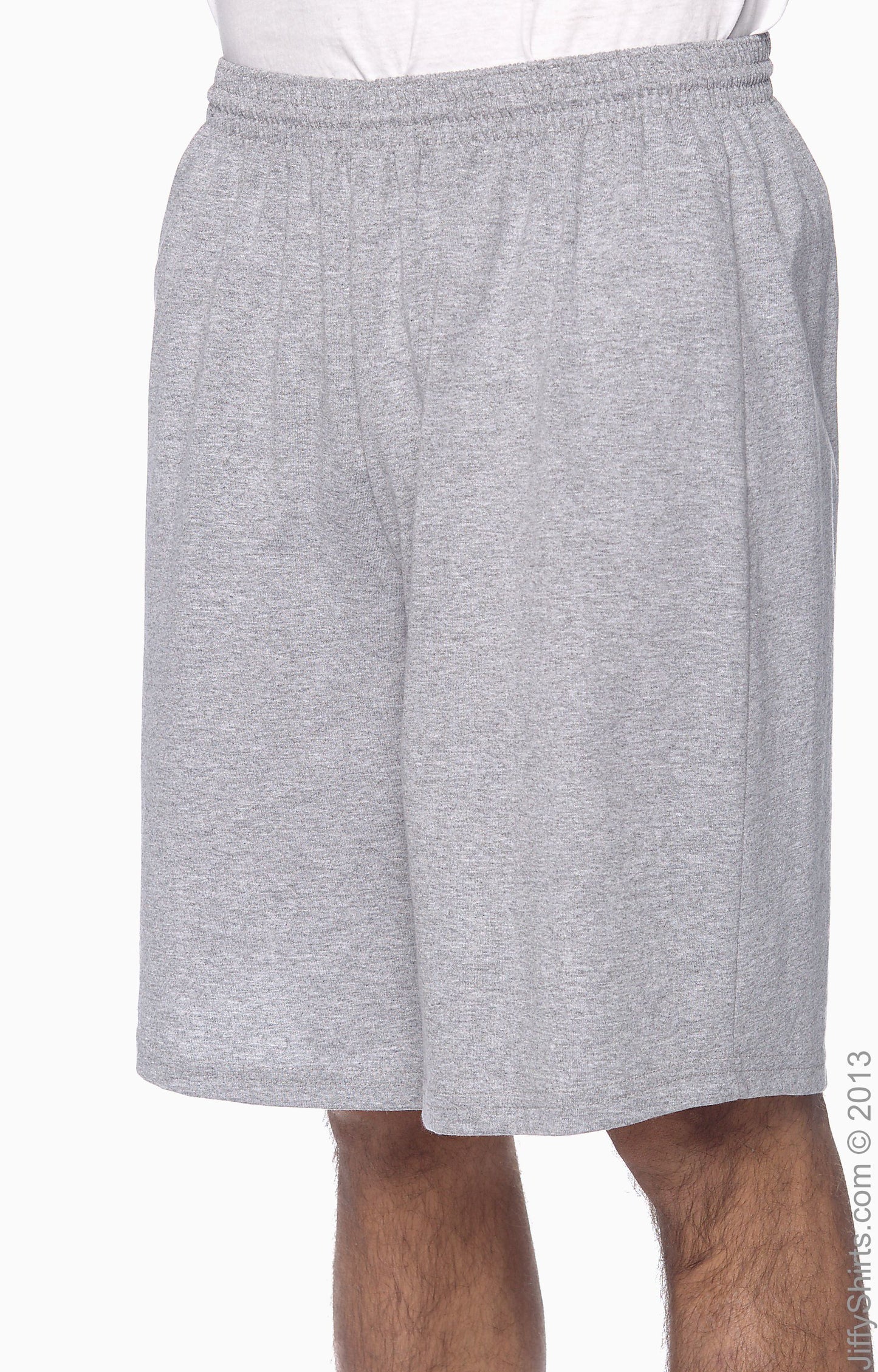 Unisex Longer-Length Jersey Short - Athletic Heather