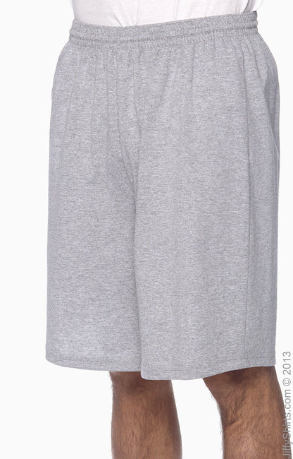 Unisex Longer-Length Jersey Short - Athletic Heather