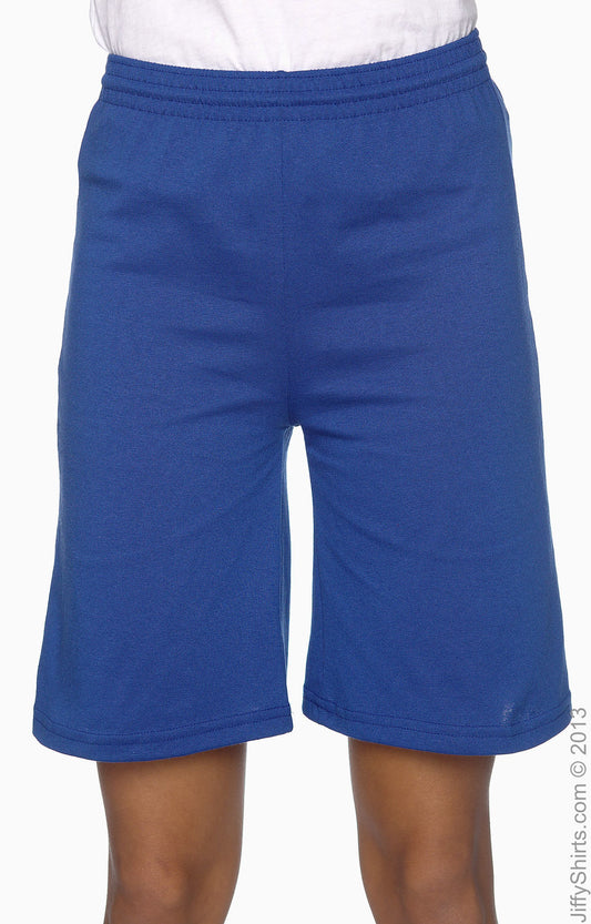 Unisex Longer-Length Jersey Short - Royal