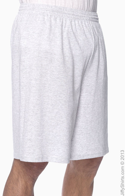 Unisex Longer-Length Jersey Short - Ash