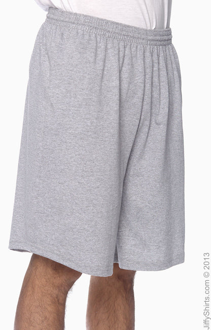 Unisex Longer-Length Jersey Short - Athletic Heather