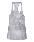 Women's Performance Racerback Tank - White Laser Camo
