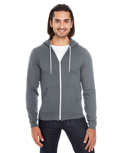 Unisex Flex Fleece Zip Hoodie - Asphalt