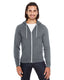 American Apparel F497W - Unisex Flex Fleece Zip Hoodie - Asphalt
