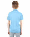 Youth Cool & Dry Mesh Piqué Polo - Columbia Blue