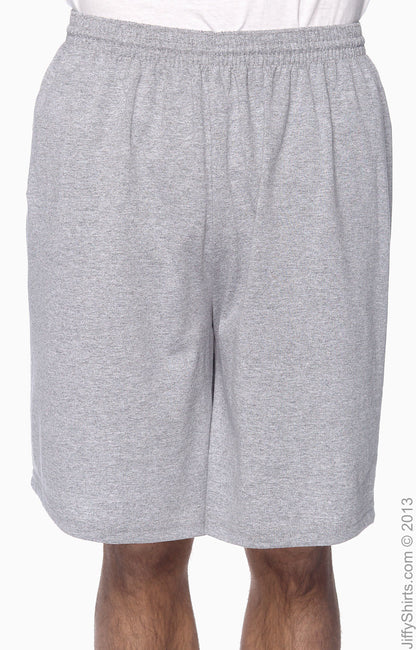 Unisex Longer-Length Jersey Short - Athletic Heather