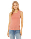 Bella + Canvas B6003 - Women's Jersey Muscle Tank - Heather Sunset