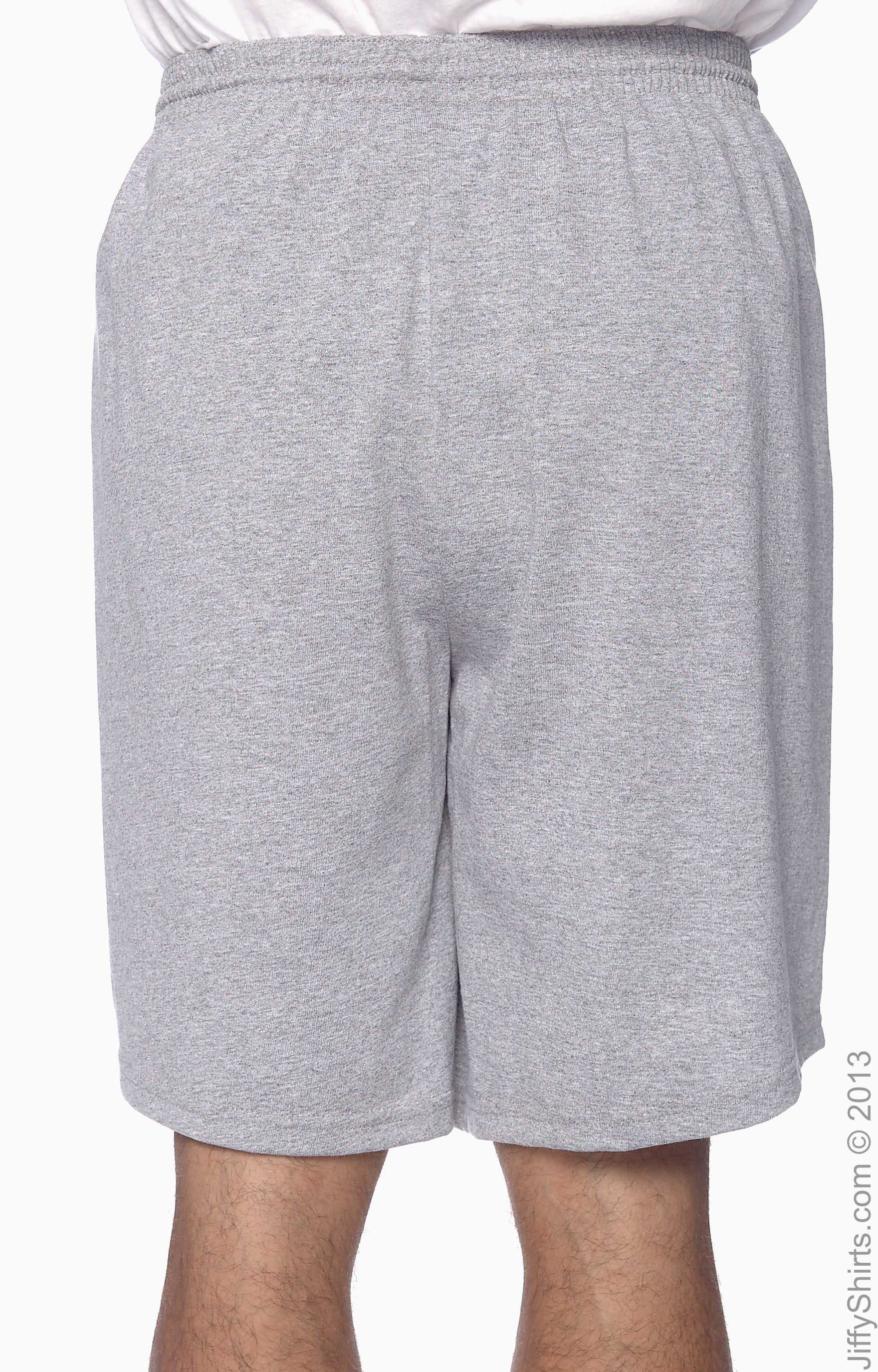 Unisex Longer-Length Jersey Short - Athletic Heather