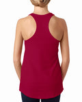 Women's French Terry Racerback Tank - Scarlet