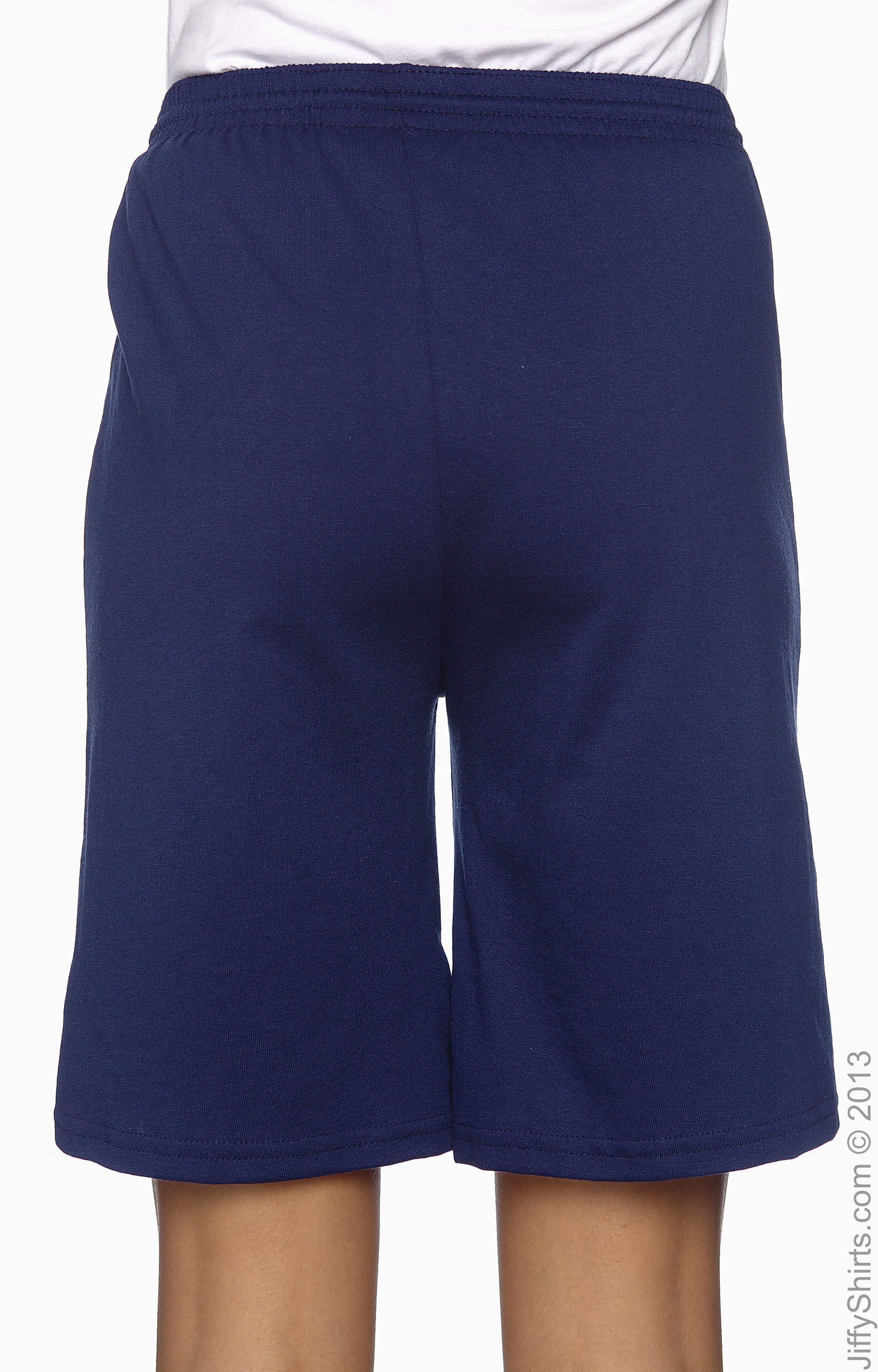 Unisex Longer-Length Jersey Short - Navy