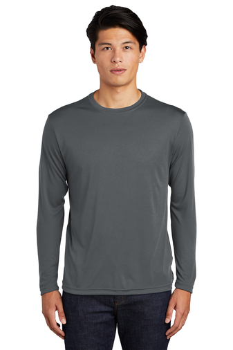 Unisex Long Sleeve PosiCharge Competitor Tee - Iron Gray