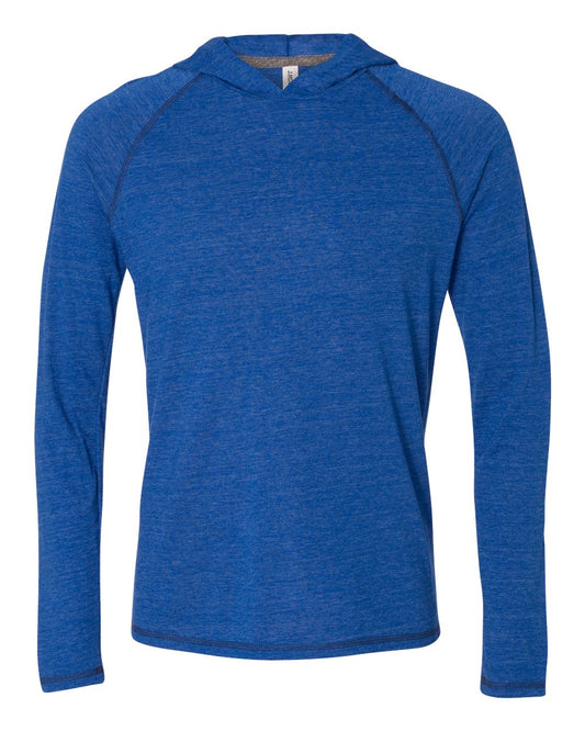 Triblend Jersey Hooded Pullover - Royal Heather Triblend