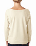 Women's French Terry 3/4-Sleeve Raglan - Ivory