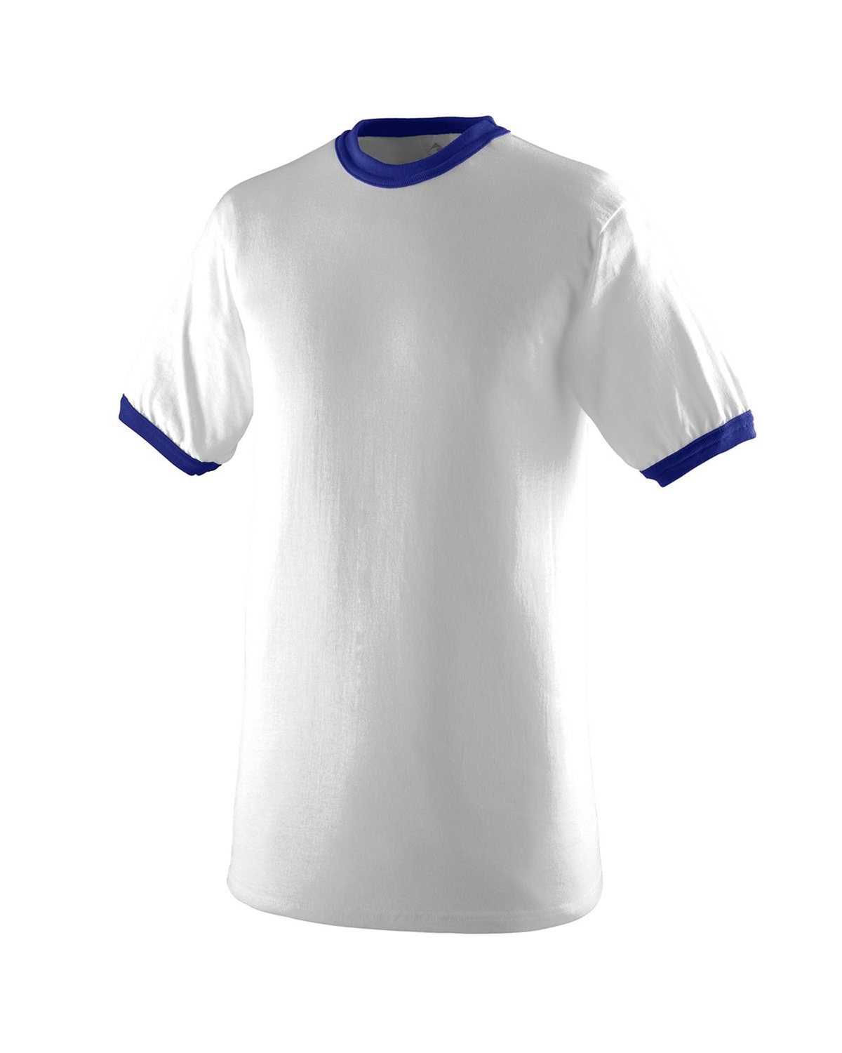 50/50 Ringer T-Shirt - White / Purple
