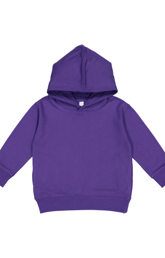 Toddler Pullover Fleece Hoodie - Purple