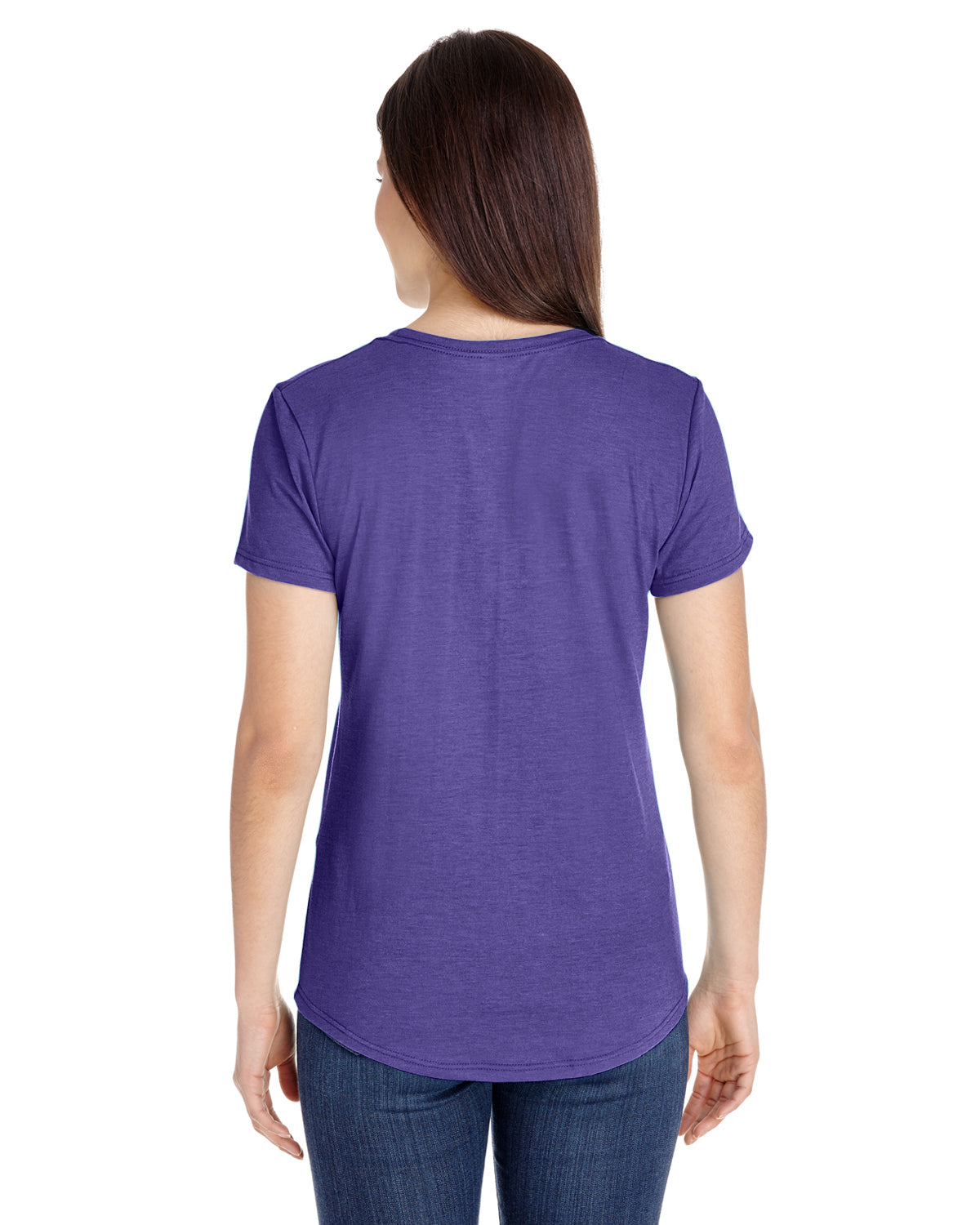 Women's Triblend T-Shirt - Heather Purple