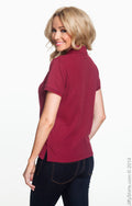 Women's Blend-Tek™ Polo - Wine