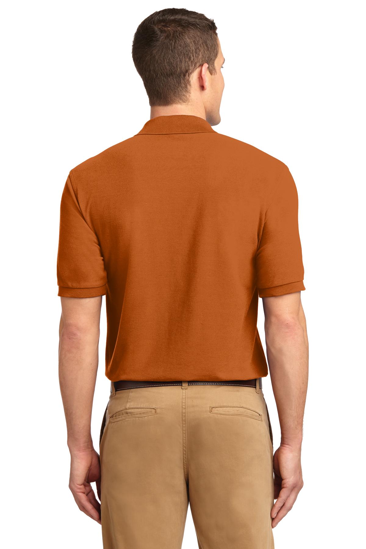 Unisex Silk Touch Polo - Texas Orange
