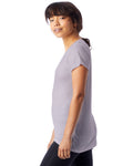 Women's Slinky-Jersey V-Neck T-Shirt - Lilac Mist