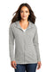 District DT665 - Women's Medal Full-Zip Hoodie - Light Gray
