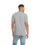 Unisex Sueded Snow Crewneck T-Shirt - Snow Heather Gray