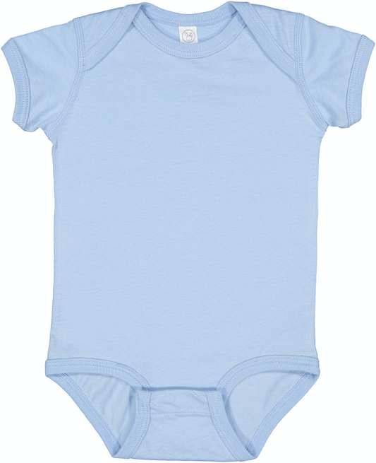 Infant Fine Jersey Bodysuit - Light Blue