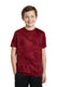 Sport-Tek YST370 - Youth CamoHex Tee - Deep Red