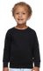 Rabbit Skins 3317 - Toddler Fleece Sweatshirt - Black