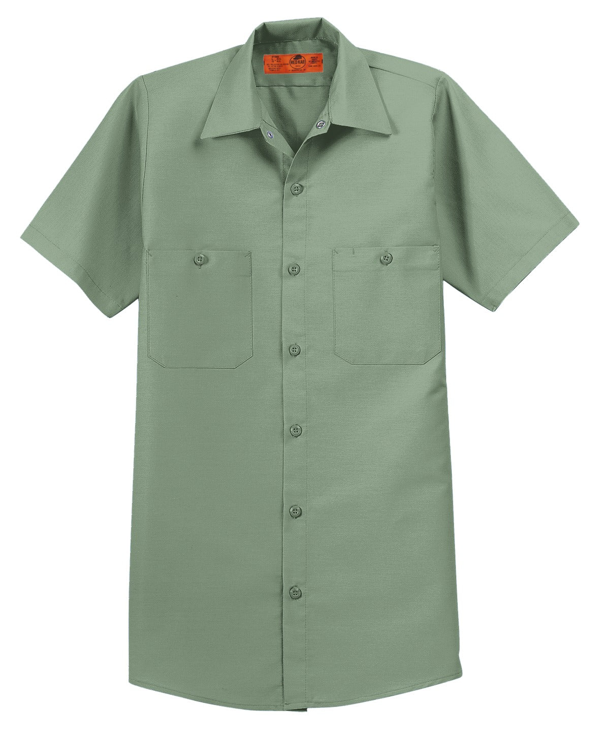 Industrial Short Sleeve Work Shirt - Light Green