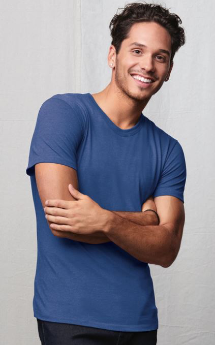 Men's Modal Triblend T-Shirt - Royal Triblend