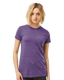 Tultex 0240TC - Women's Poly-Rich Slim Fit Tee - Heather Purple