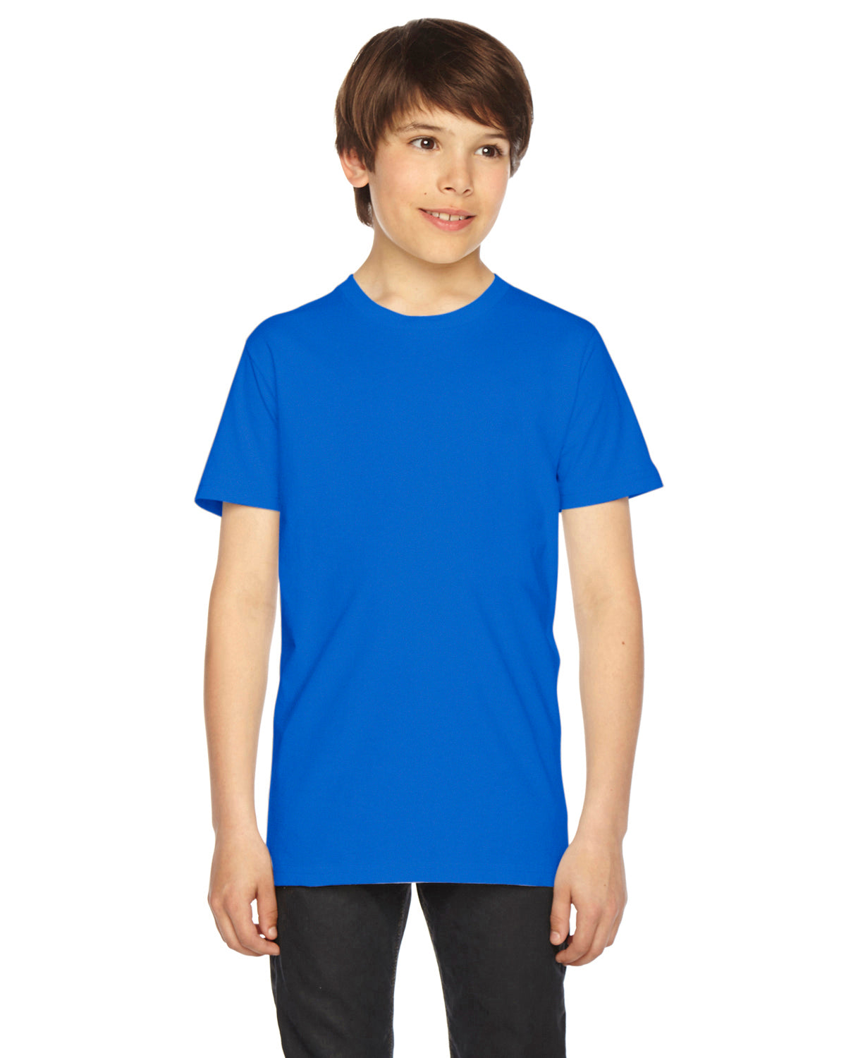 Youth Fine Jersey Short-Sleeve T-Shirt - Royal Blue
