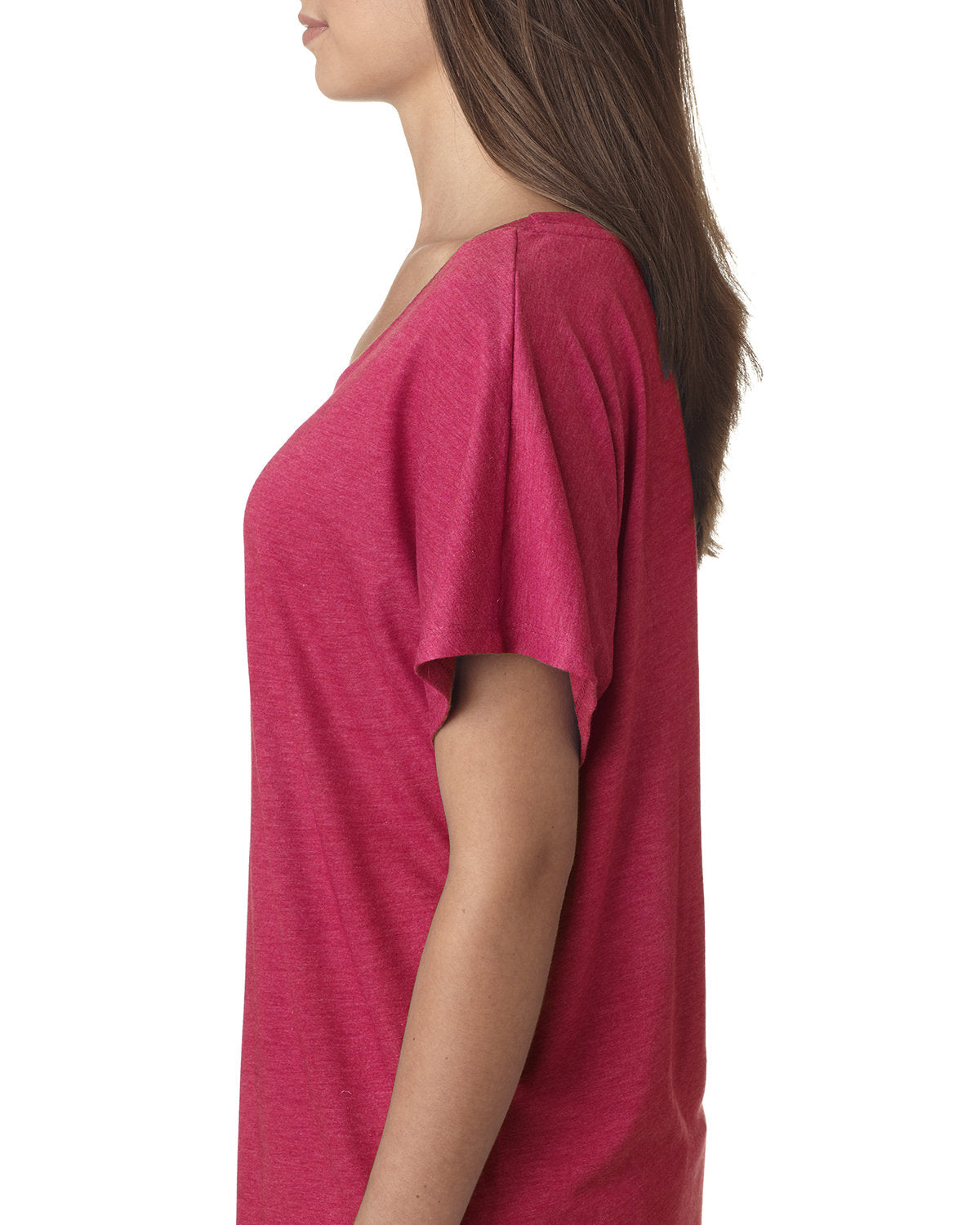 Women's Triblend Dolman - Vintage Shocking Pink