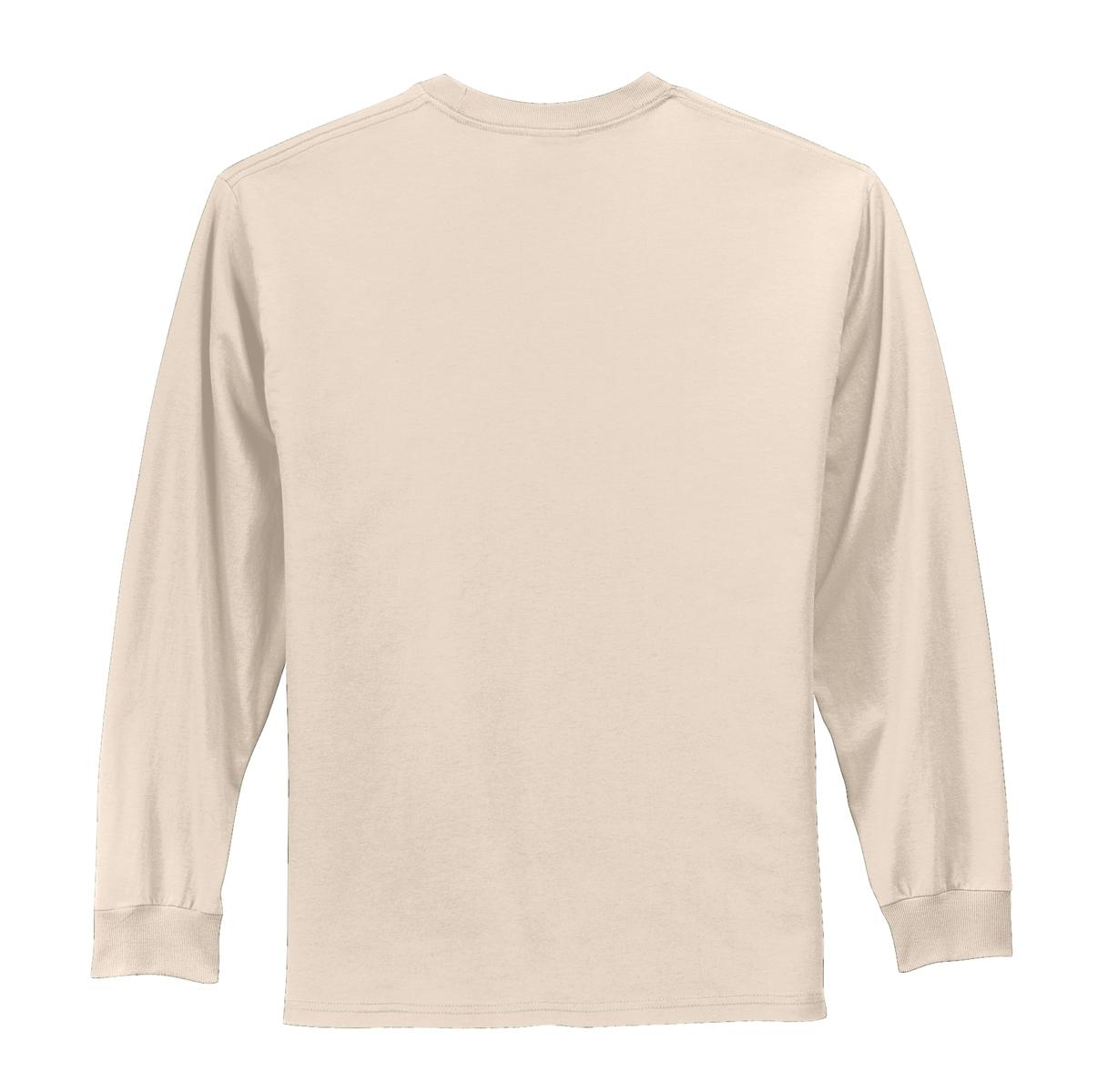 Unisex Long Sleeve Essential Tee - Natural