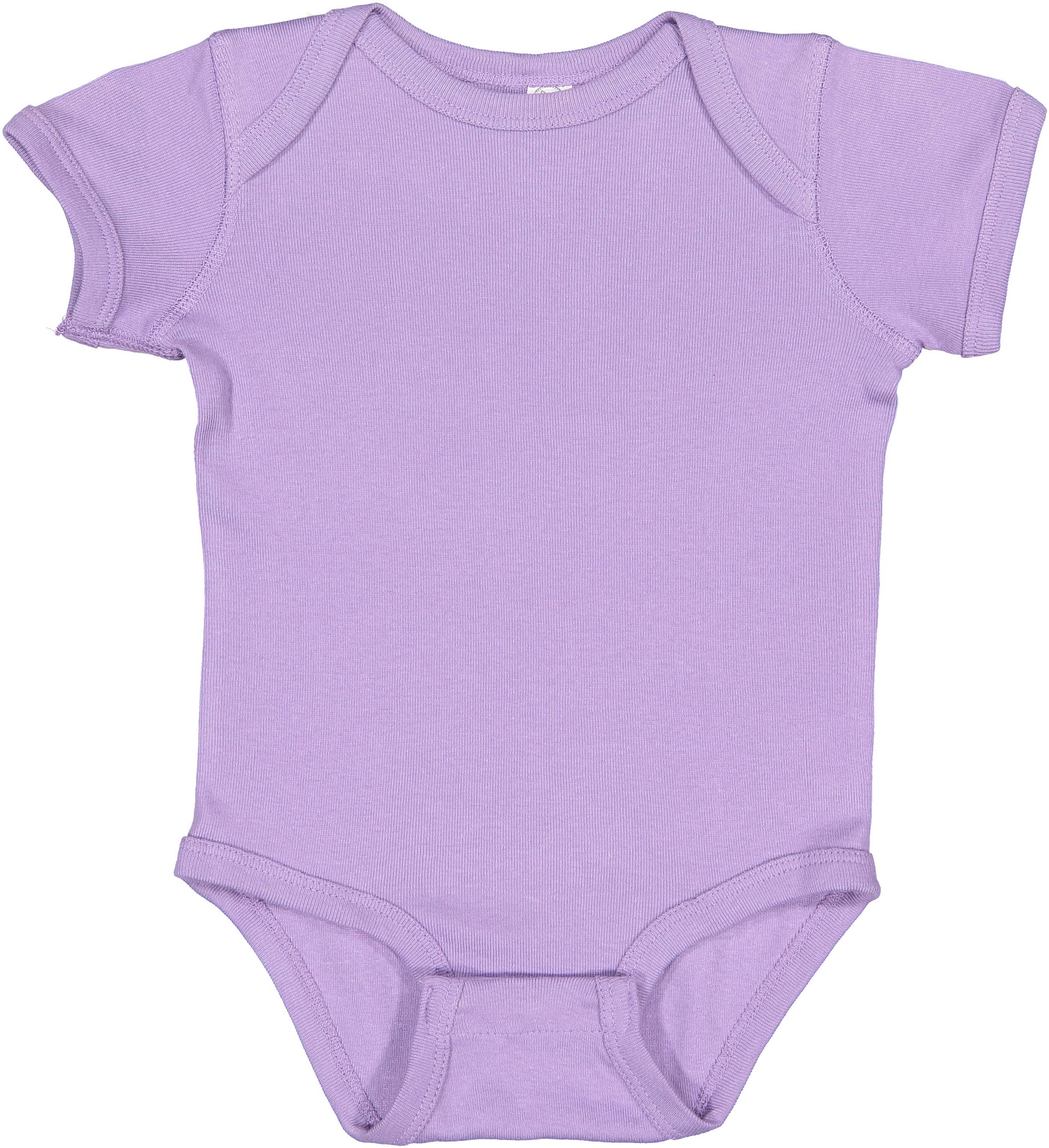 Infant Baby Rib Bodysuit - Lavender