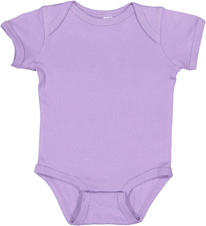 Infant Baby Rib Bodysuit - Lavender