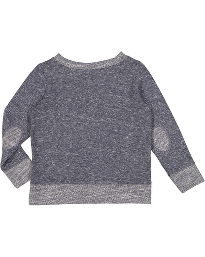 Toddler Harborside Melange French Terry Crew - Navy Melange