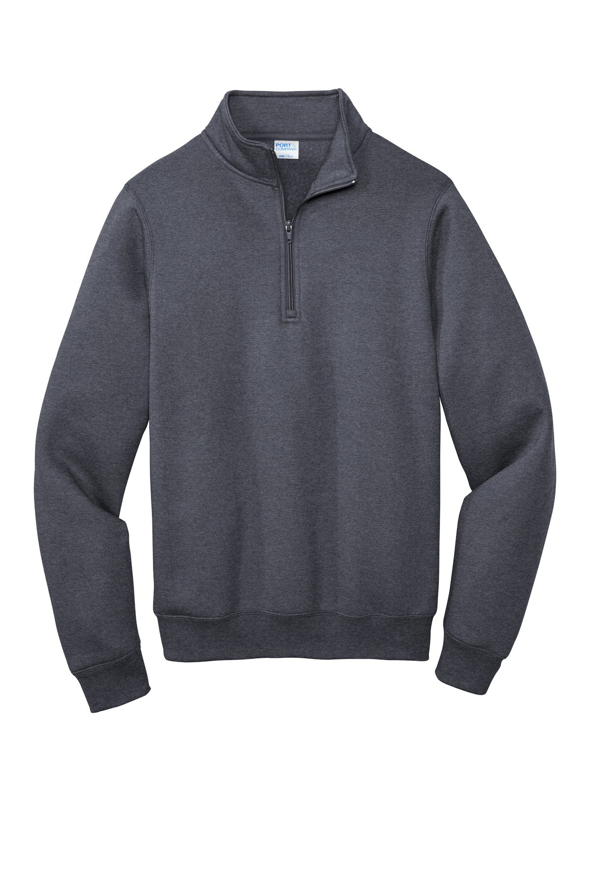 Unisex Core Fleece 1/4-Zip Pullover Sweatshirt - Heather Navy