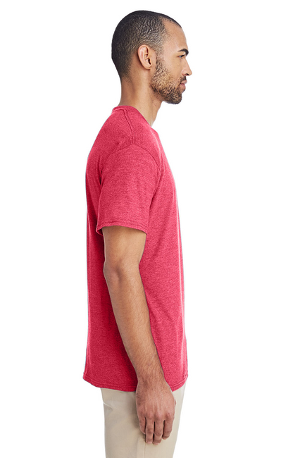 Unisex 50/50 T-Shirt - Heather Scarlet Red