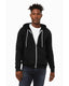 Bella + Canvas 3739 - Unisex Poly-Cotton Sponge Fleece Full-Zip Hoodie - Heather Black