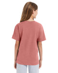 Youth Perfect-T Short Sleeve Tee - Mauve Heather