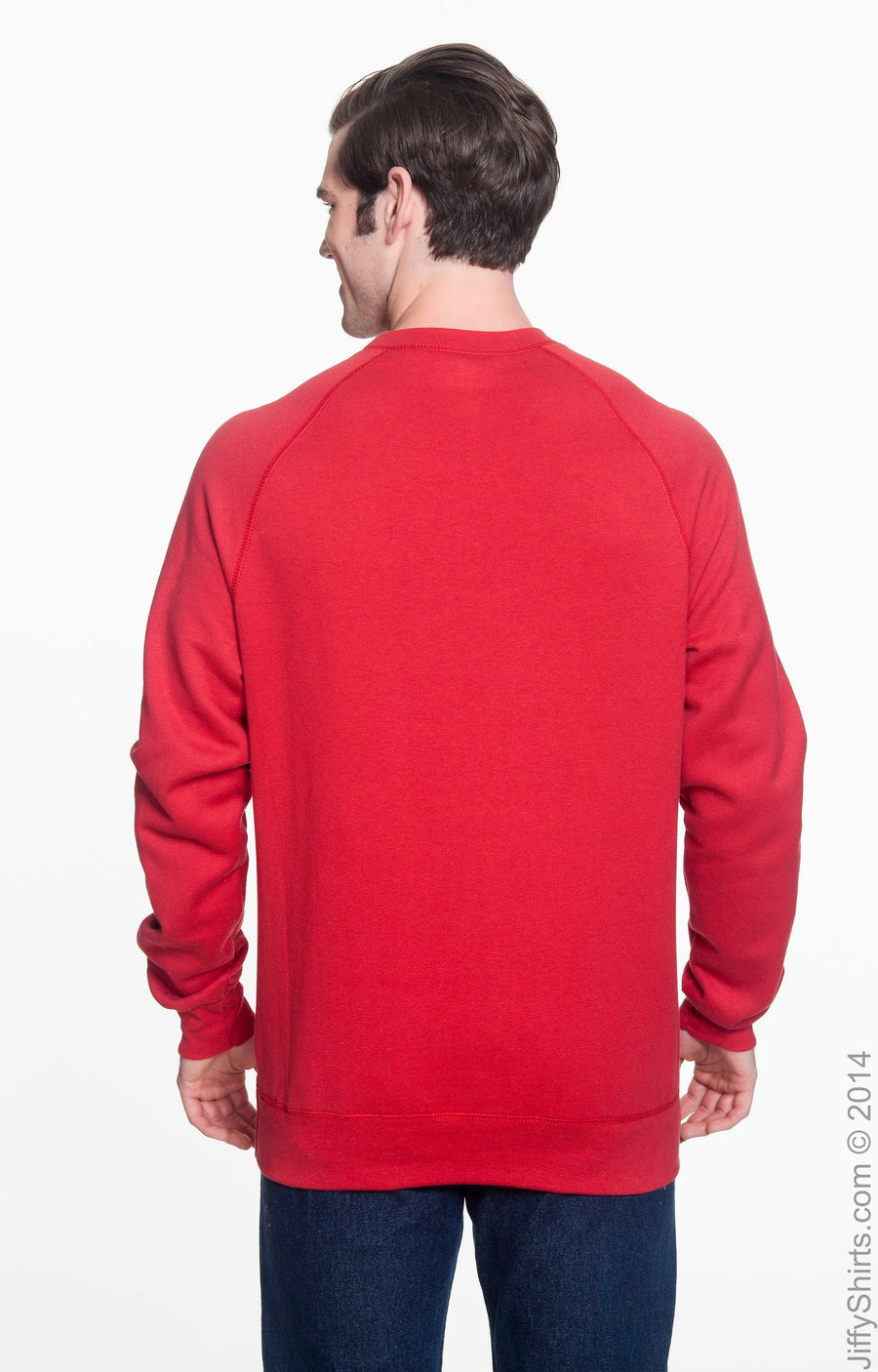 Adult 7.2 oz. Nano Crew - Vintage Red