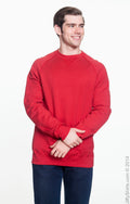 Adult 7.2 oz. Nano Crew - Vintage Red