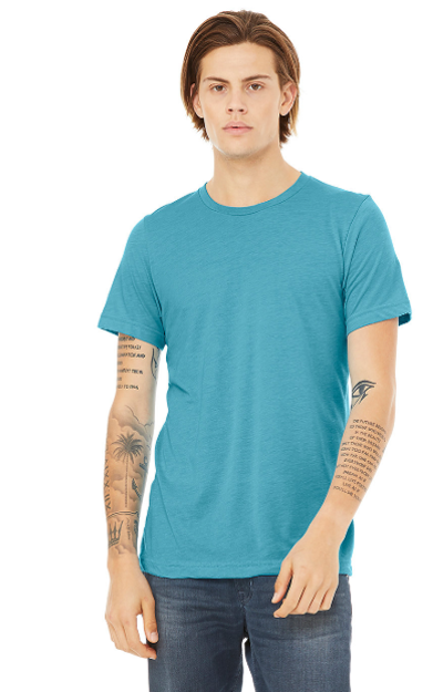 Unisex Triblend T-Shirt - Aqua Triblend
